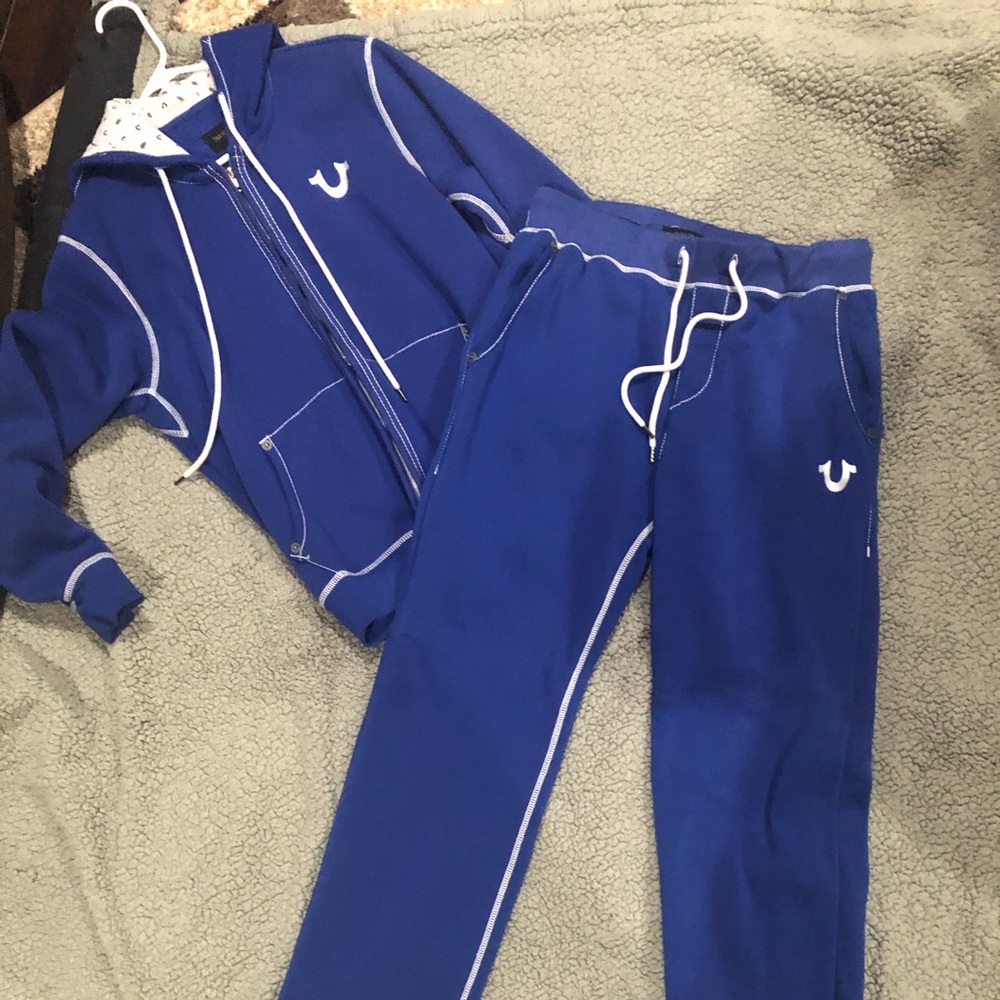 Men’s true religion sweatsuit XL